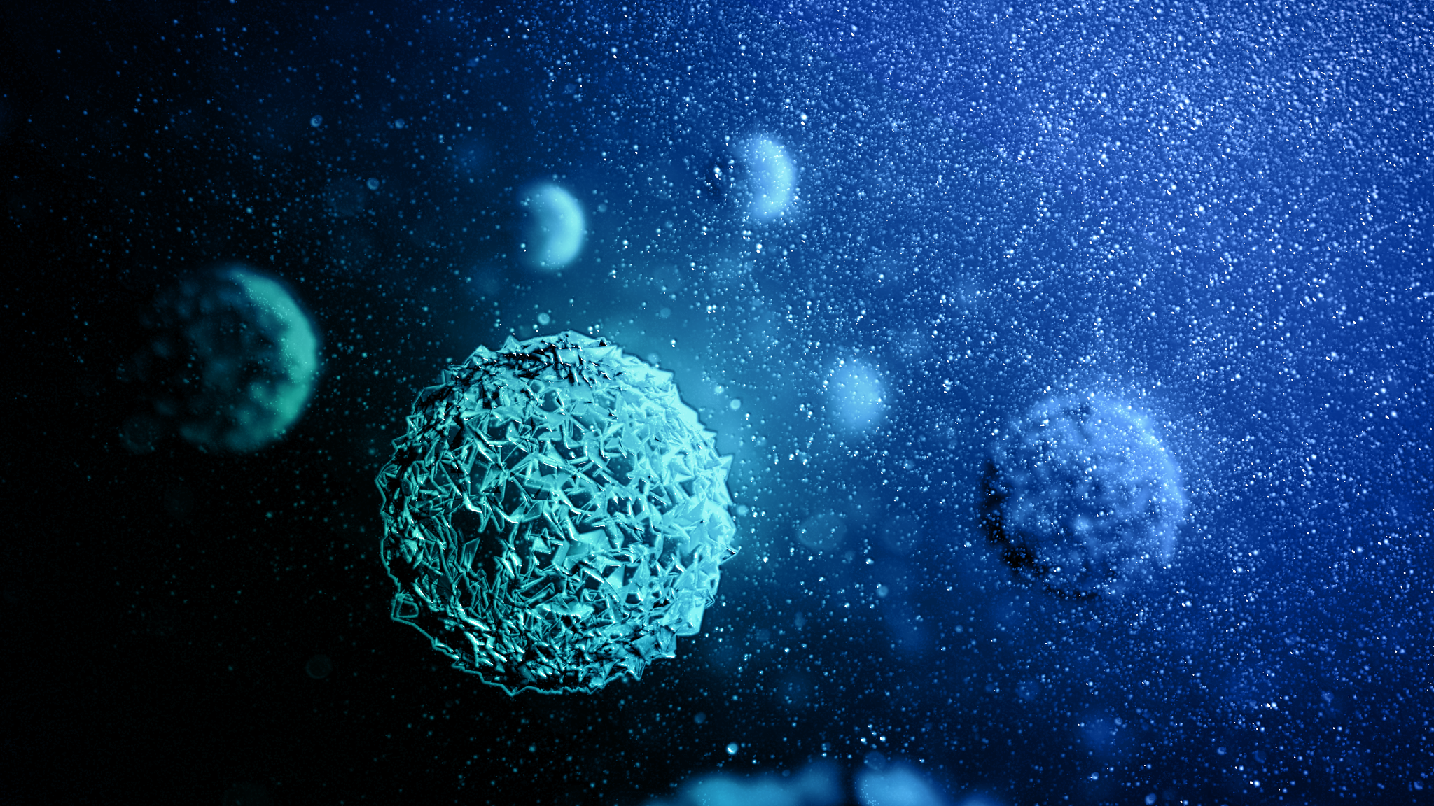 Illustration of a cancer cell