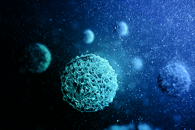 Illustration of a cancer cell