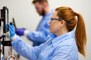 CDMO scientist at Charles River's viral vector center of excellence