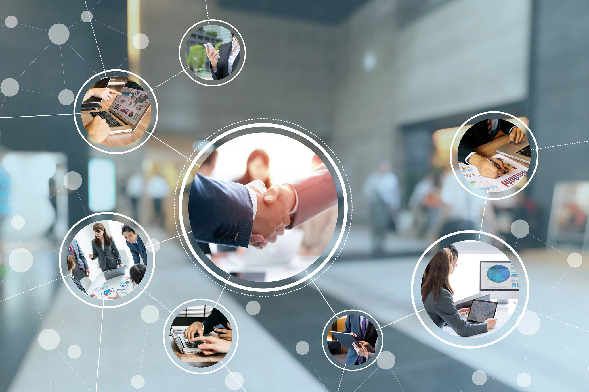 business network concept