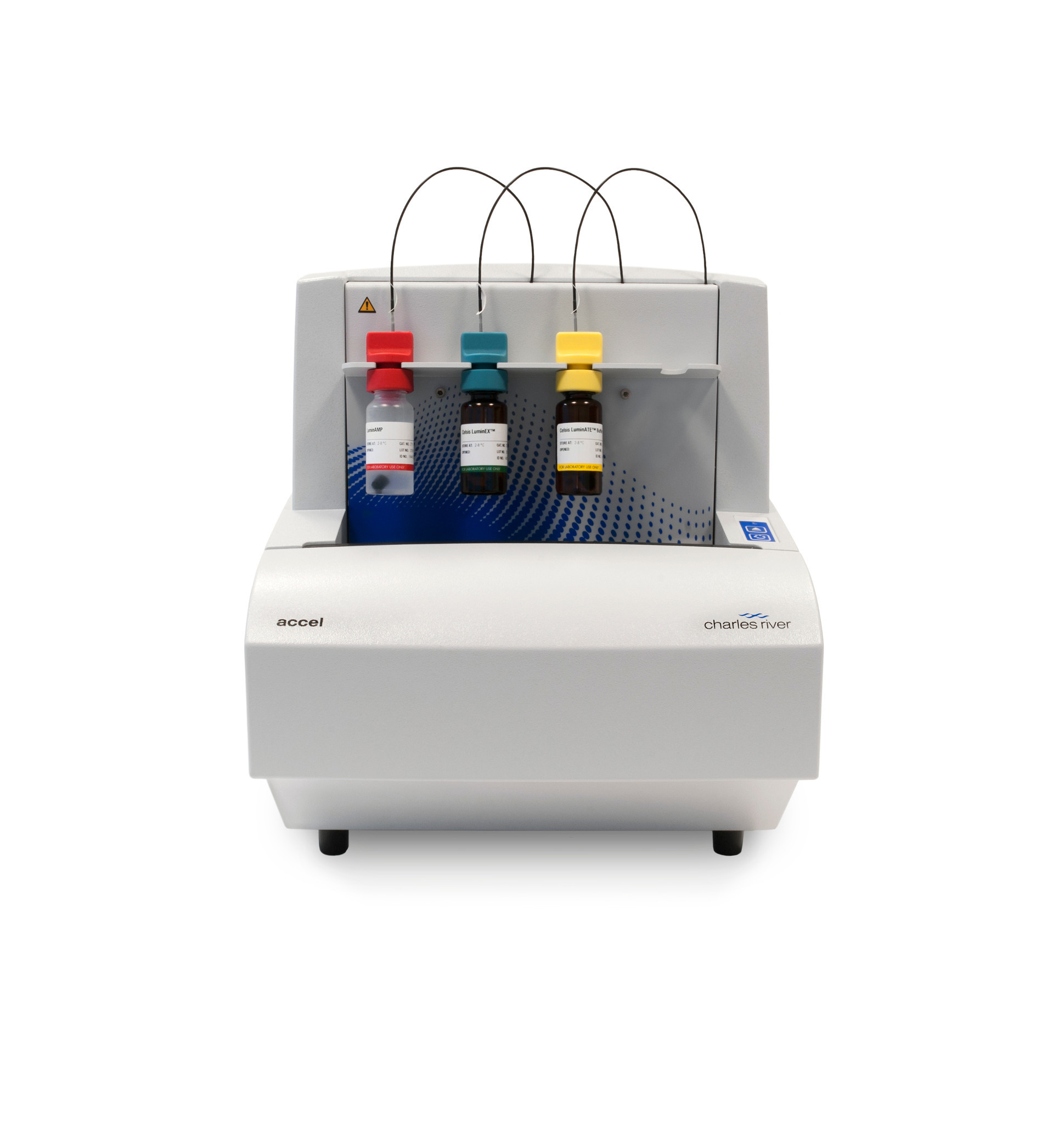 a Charles River Labs Celsis Acell system used for microbial contamination detection testing