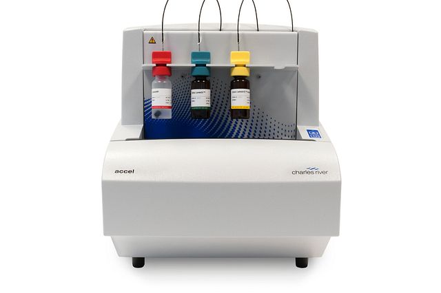 a Charles River Labs Celsis Acell system used for microbial contamination detection testing