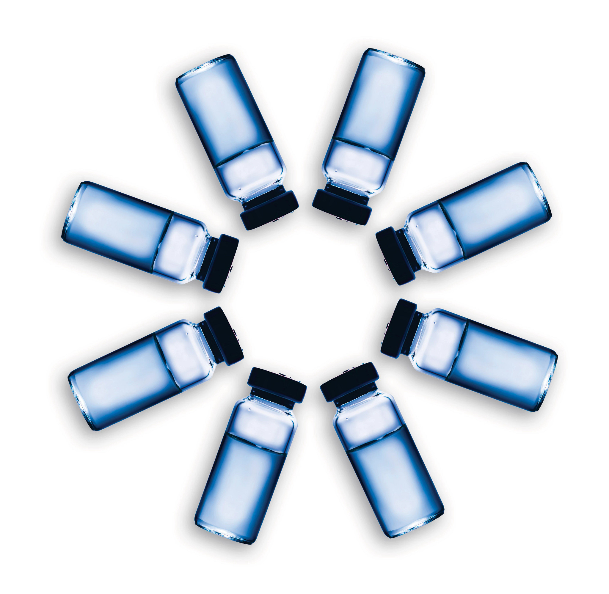 Trillium reagent bottles