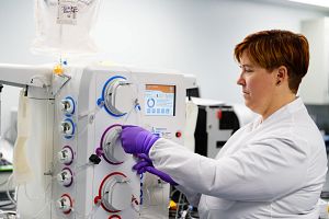 Charles River scientists working on cell therapy manufacturing