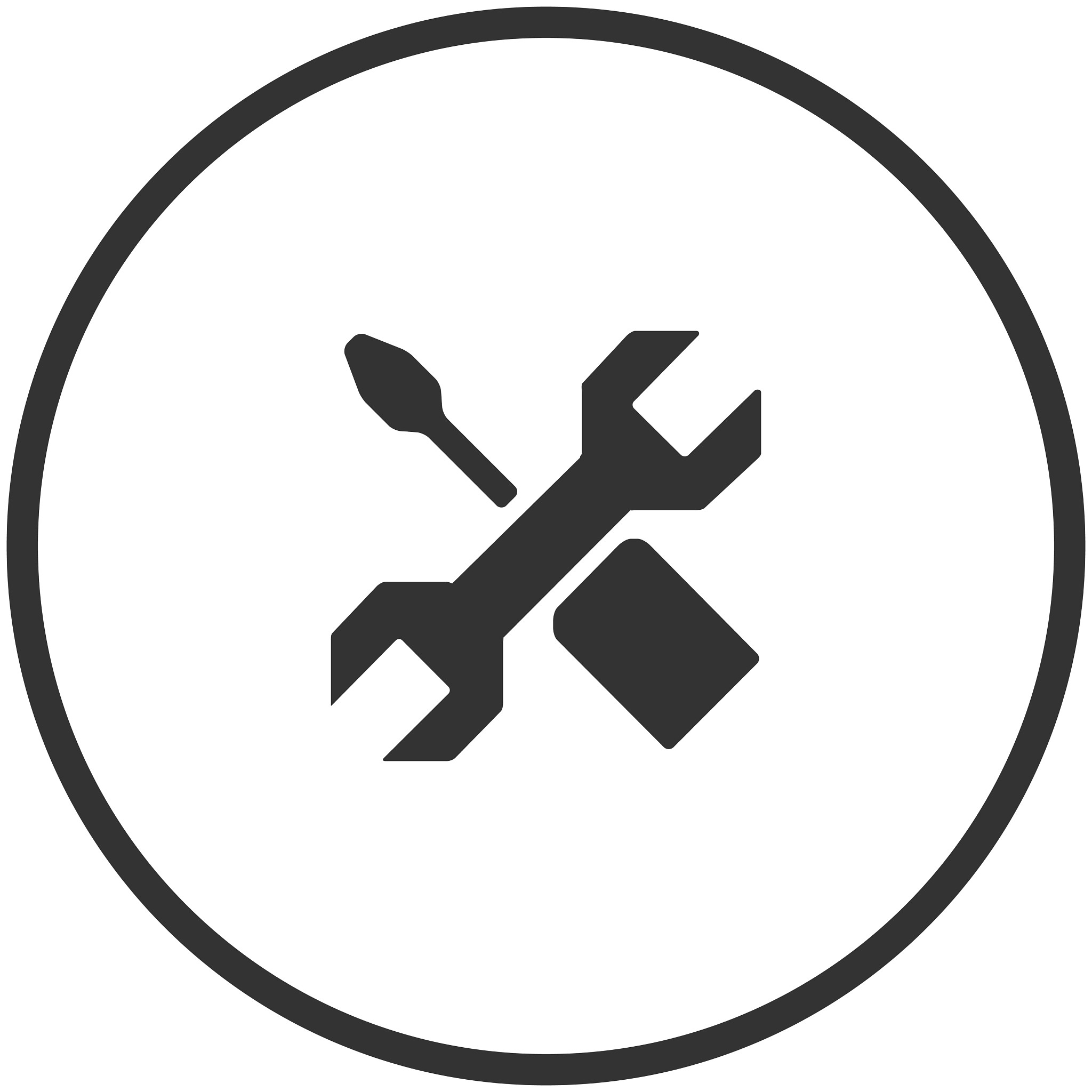 Icon of a crossed screwdriver and wrench.