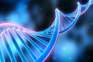 digital rendering of dna helix