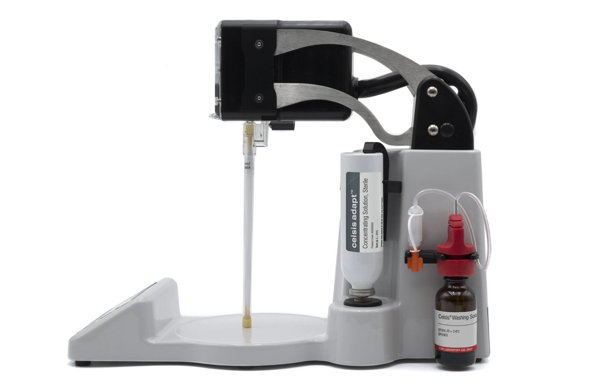 The Celsis Adapt™ is a sample concentrator used to help test biotech and consumer care products, preparing them for rapid microbial detection using Celsis ATP bioluminescence rapid microbiological detection.
