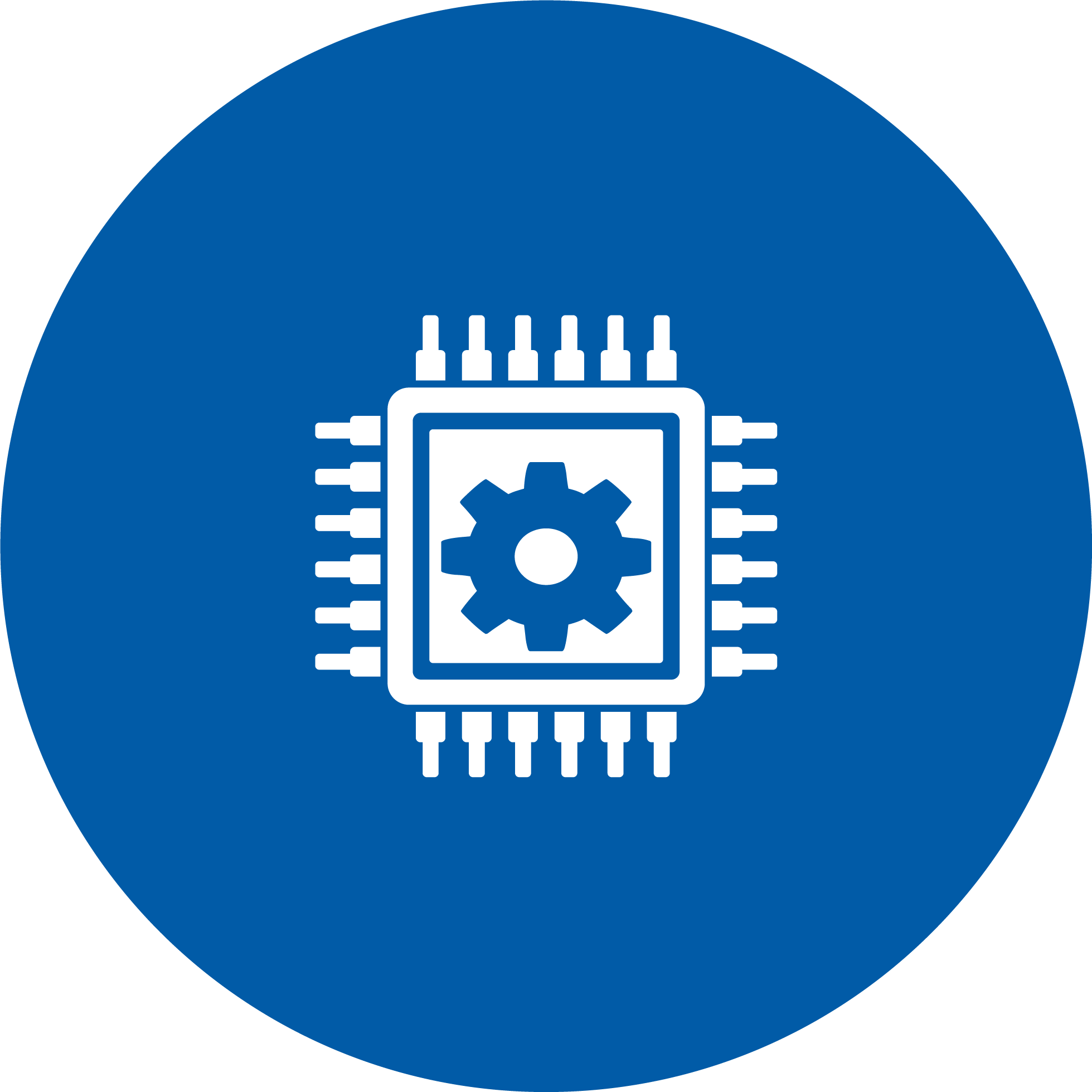 Icon of a microchip.