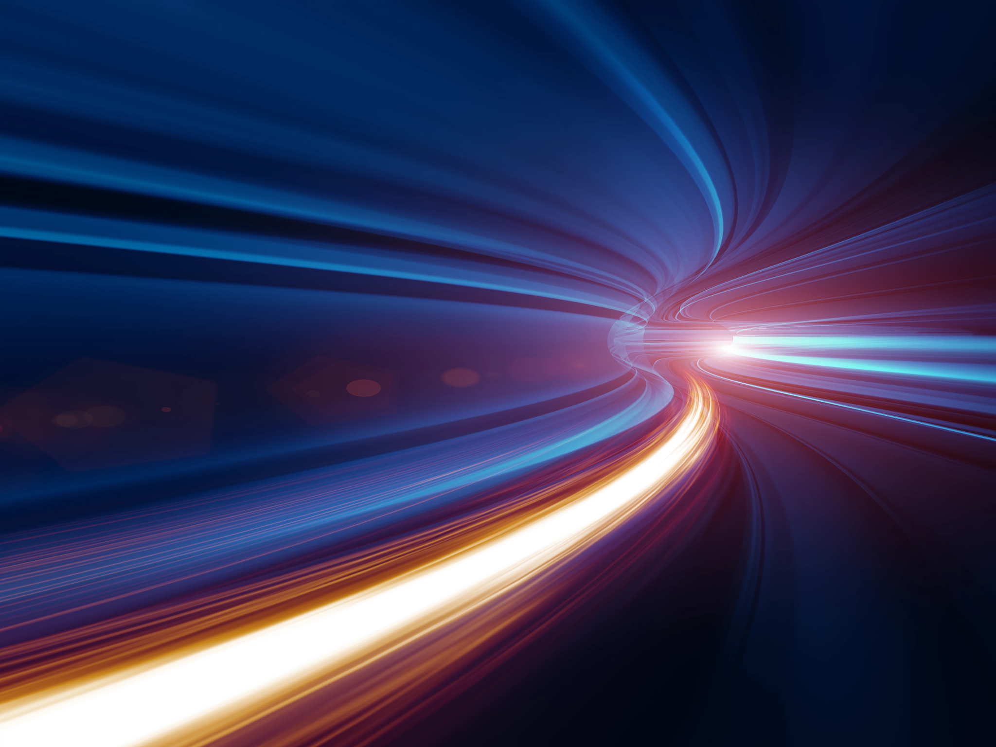 Abstract image showing speed and distance