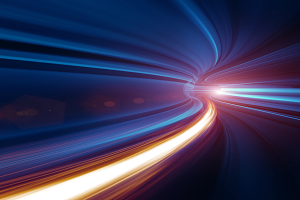 Abstract image showing speed and distance