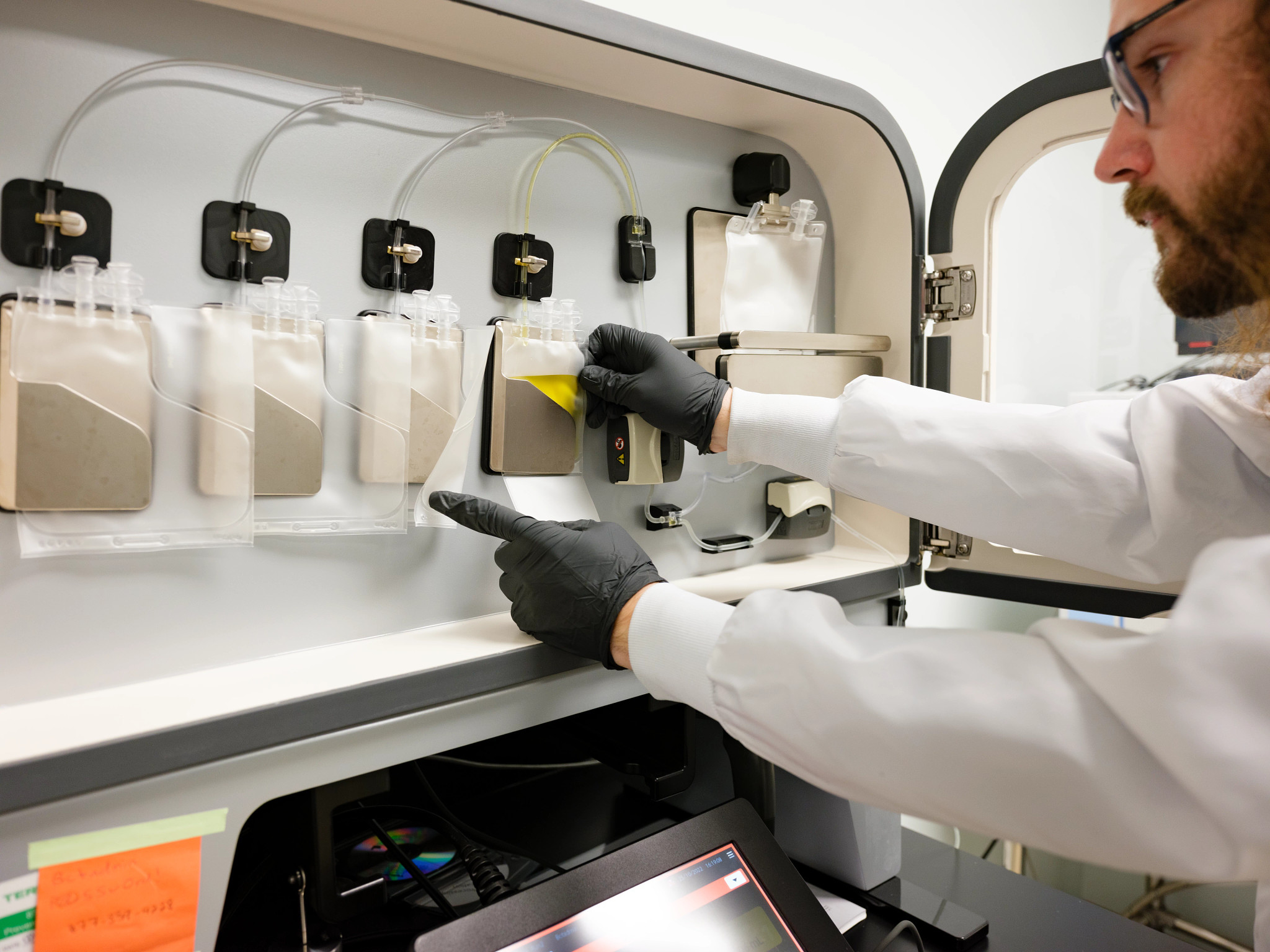 Scientist working in a lab
