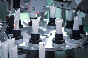 Personal care products being processed