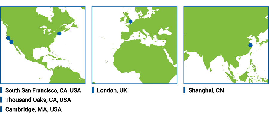 CRADL locations displayed on world map