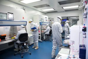 Photo of the exterior of the Alderley Park, UK Cell and Gene Therapy CDMO Facility.