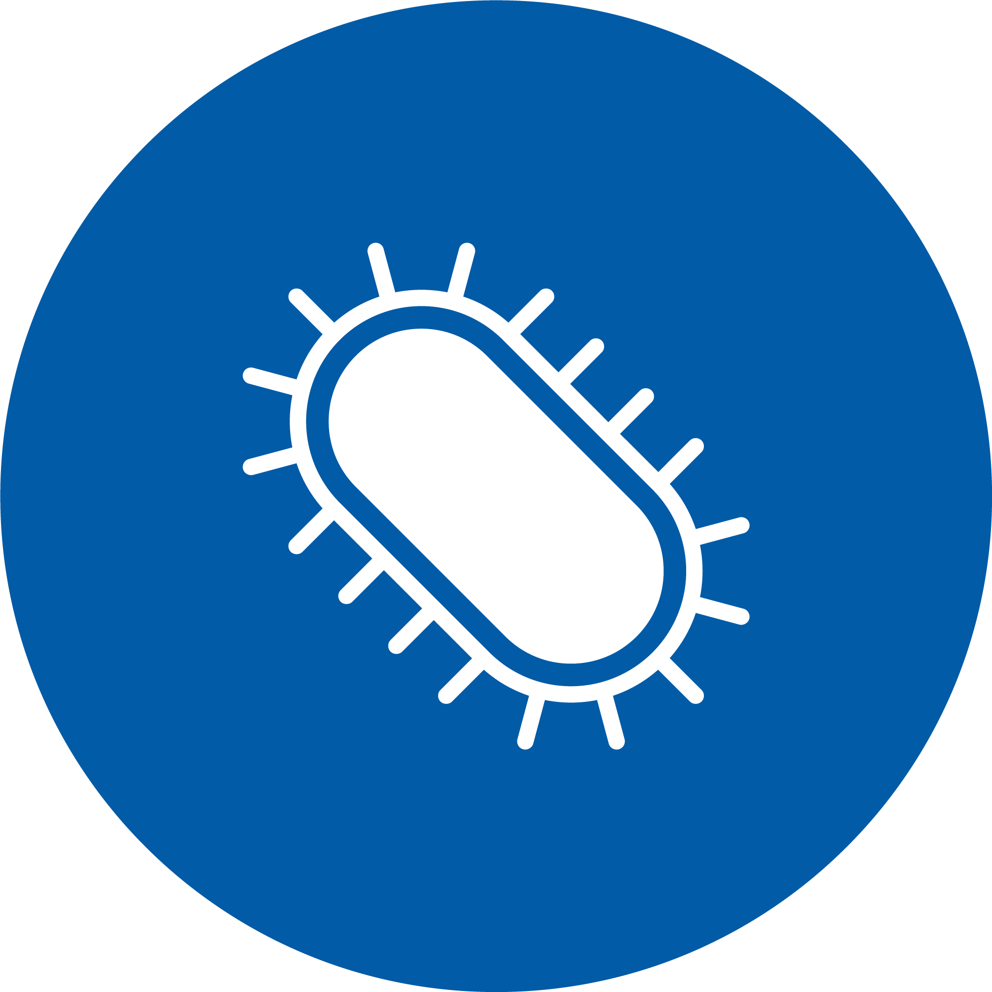 Icon of a microbe.