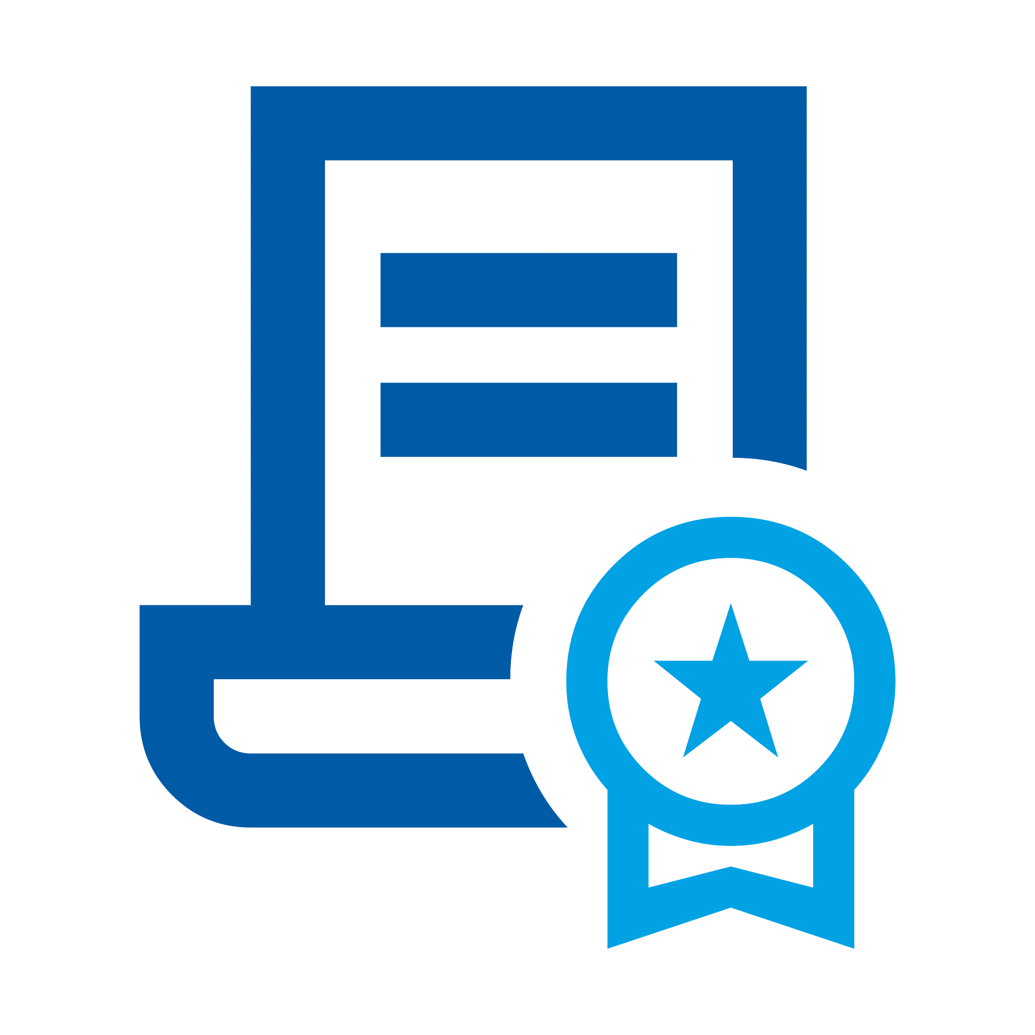Icon of a certificate with a star showing integrity