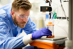 CDMO scientist at Charles River’s viral vector center of excellence.