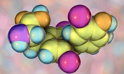 Molecule of triiodothyronine