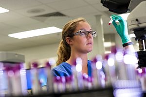 scientist working in preclinical toxicology laboratory