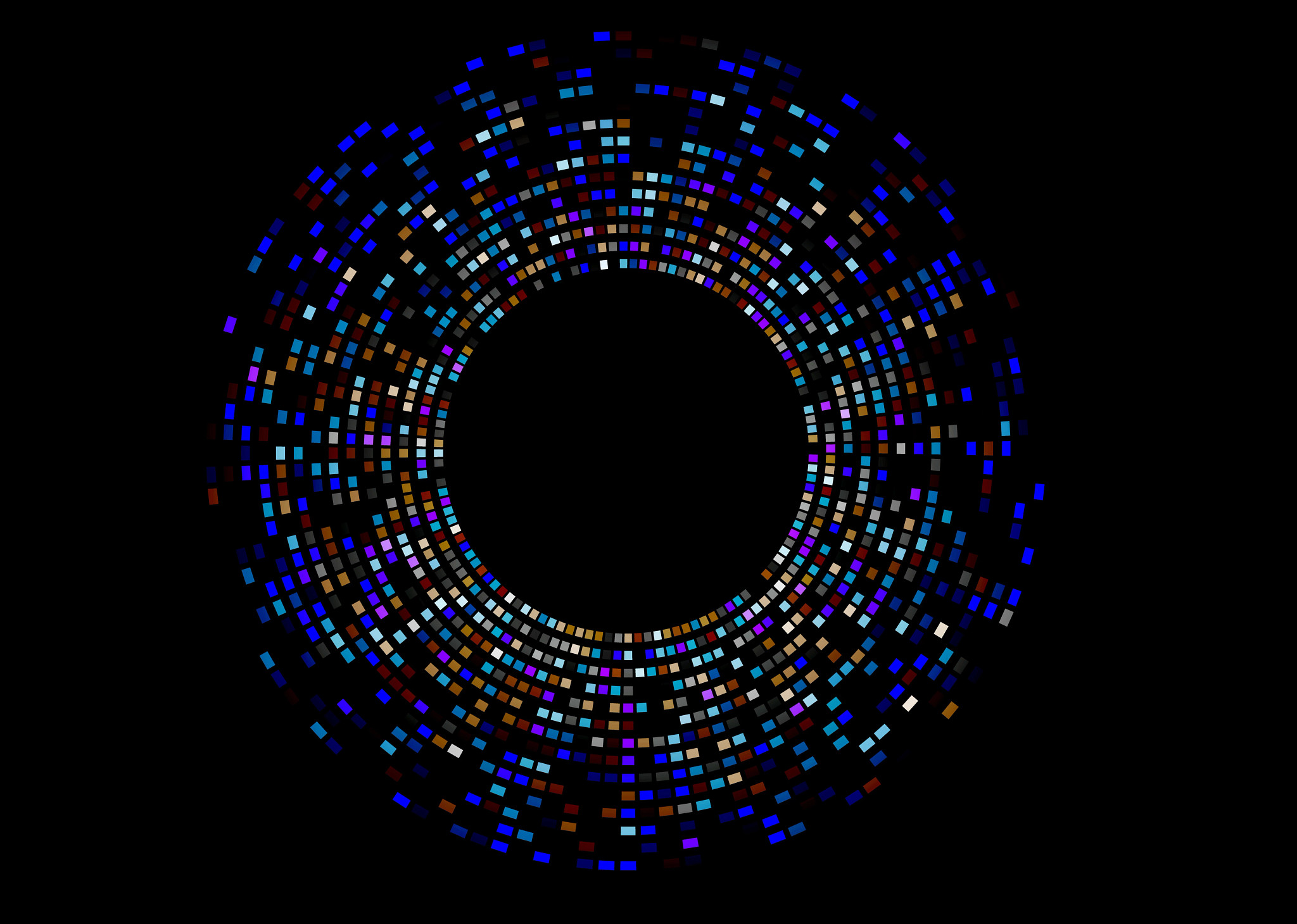 Abstract example of DNA fingerprinting