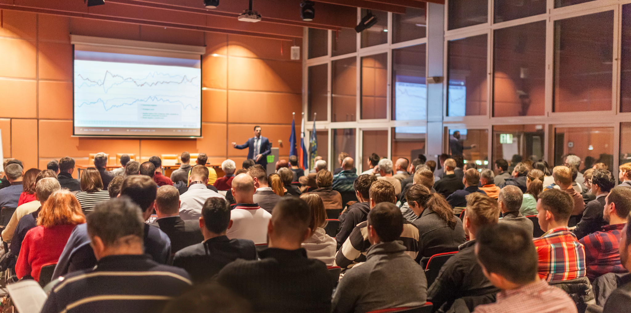 Large Group attending a Seminar
