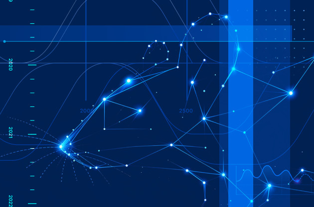 Virtual control group data visualization overlaid on a rat model, representing Charles River's VCG capability built on decades of curated historical control data.