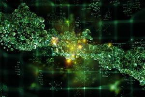 Design composed of conceptual atoms, molecules, and fractal elements as a metaphor on the subject of toxicology