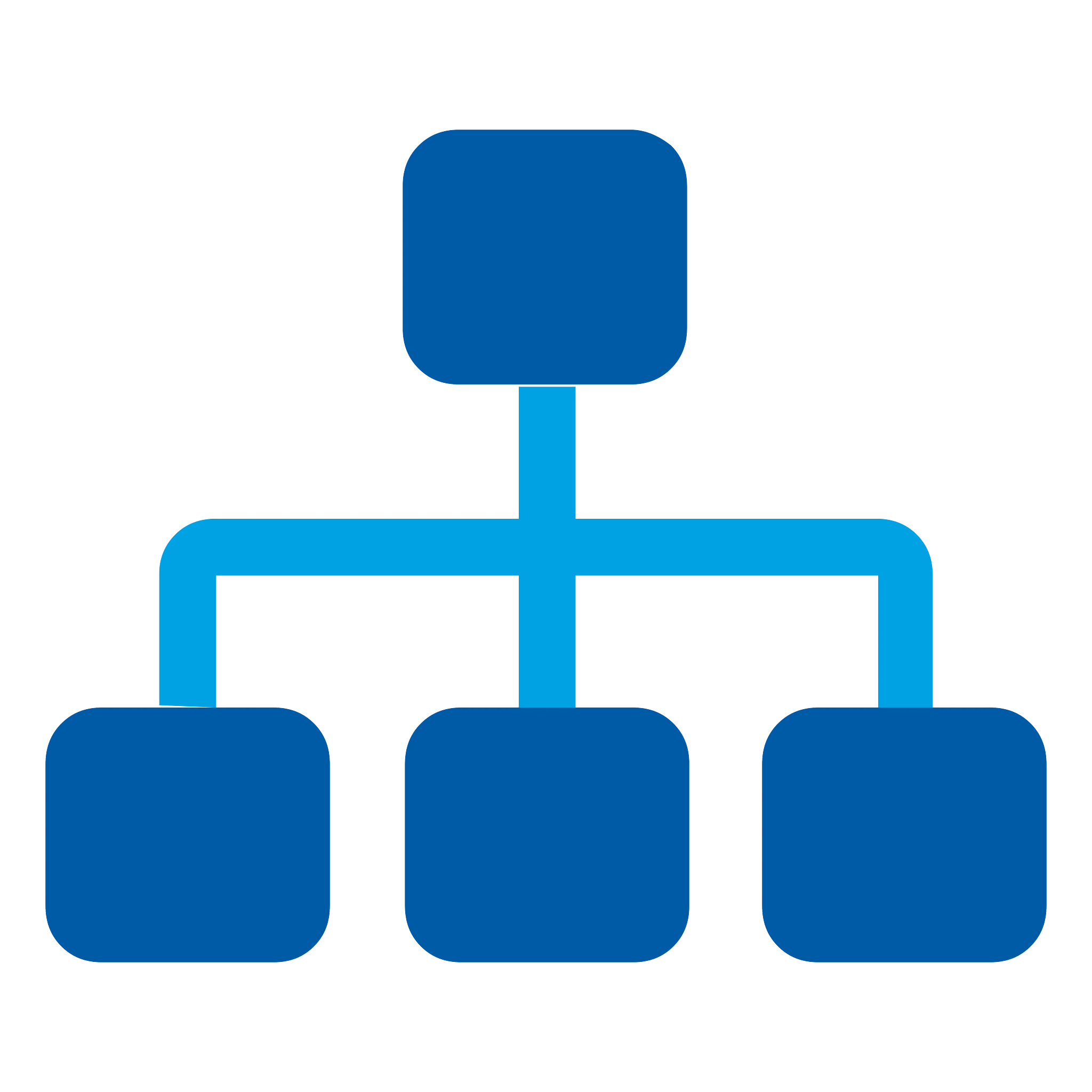 Icon of a flow chart